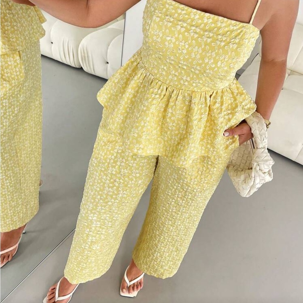 Yellow Floral Women's Set